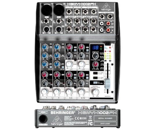 Behringer XENYX 1002FX 10軌混音器 內建效果器