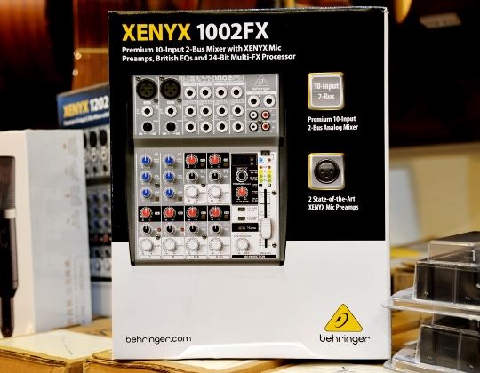 Behringer XENYX 1002FX 10軌混音器 內建效果器